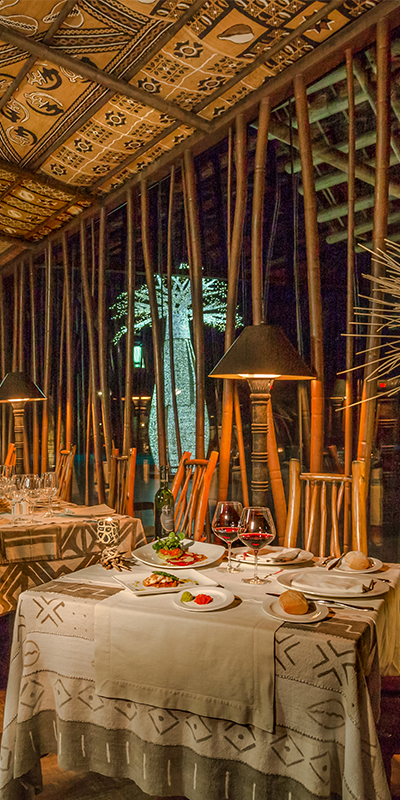  Delicious dinner at the Akara restaurant of the Lopesan Baobab Resort hotel in Meloneras, Gran Canaria 